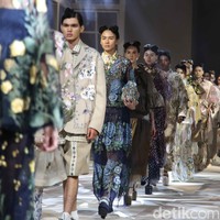 Inilah koleksi Biyan Waatmadja yang bertempat di InterContinental Pondok Indah Jakarta, Selasa[18/6/2024]. Foto: Pradipta Utama/detikcom.