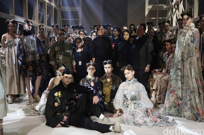 Inilah koleksi Biyan Waatmadja yang bertempat di InterContinental Pondok Indah Jakarta, Selasa[18/6/2024]. Foto: Pradipta Utama/detikcom.