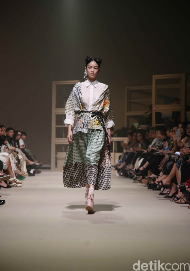 Inilah koleksi Biyan Waatmadja yang bertempat di InterContinental Pondok Indah Jakarta, Selasa[18/6/2024]. Foto: Pradipta Utama/detikcom.