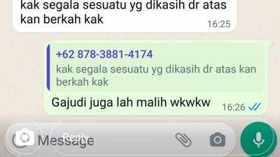 Chat Absurd Admin Judi Online, Sesat Banget