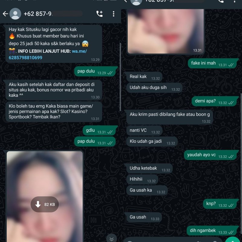 Ada saja tipu muslihat yang dilancarkan admin judi online biar memikat orang. Jangan sampai tergiur, judi cuma nambah masalah hidup.
