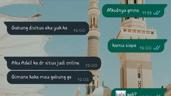 Mana ada judi halal, Mbak. Foto: X/ahfauzi_1