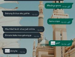 Chat Absurd Admin Judi Online, Sesat Banget