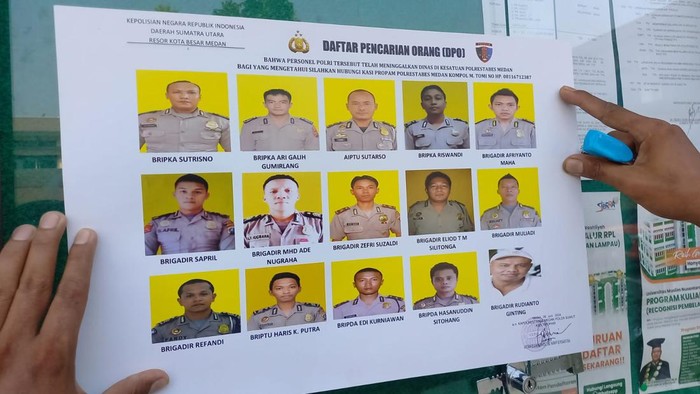 Daftar personel yang disebut berstatus DPO. (dok. Istimewa)