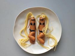 Kreatif! dari Makanan Tercipta Karya Seni Super Gemas