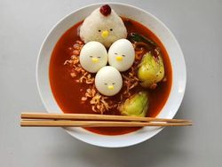 Kreatif! dari Makanan Tercipta Karya Seni Super Gemas