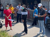 2 Manusia Silver Reka Ulang 19 Adegan Pembunuhan 2 Pengamen di Klaten