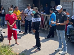 2 Manusia Silver Reka Ulang 19 Adegan Pembunuhan 2 Pengamen di Klaten
