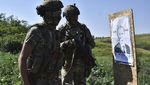 Foto Putin Jadi Sasaran Latihan Tembak Militer Ukraina