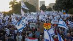 Warga Israel Demo Minta Netanyahu Mundur