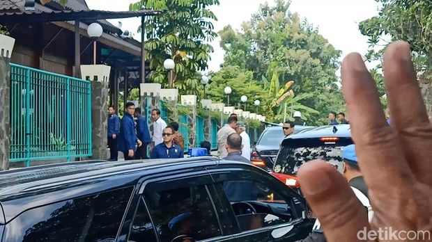 Presiden Jokowi mengunjungi Museum Manusia Purba Sangiran, Rabu (19/6/2024).
