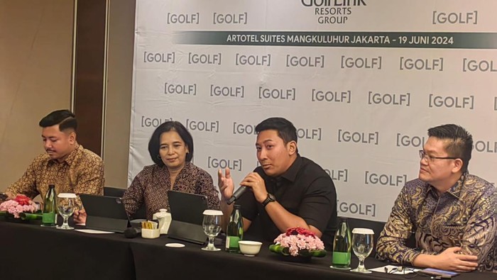 Komisaris Utama Intra GolfLink Resorts Darma Mangkuluhur Hutomo.