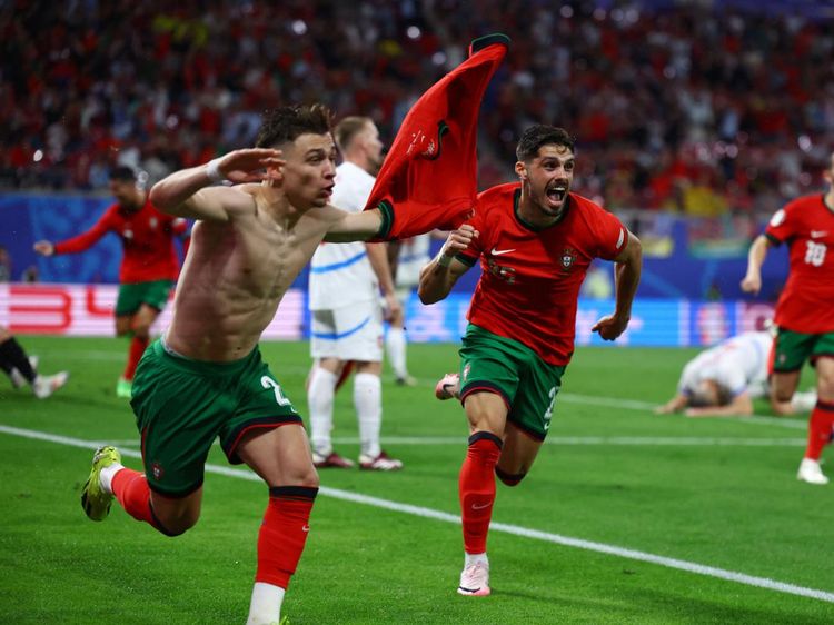 Laga Dramatis Portugal Vs Republik Ceko