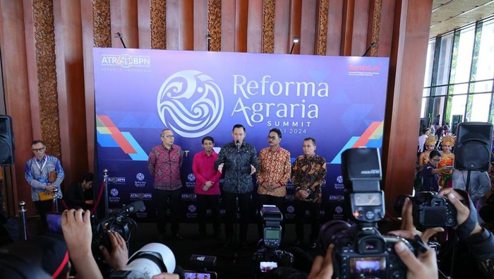 Menter AHY di Reforma Agraria Summit 2024