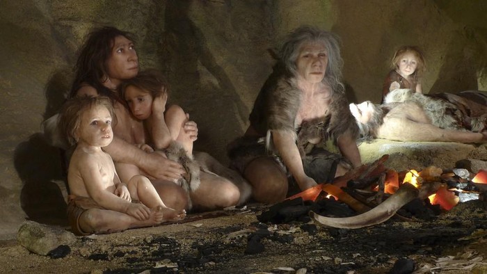 Perapian Neanderthal di Museum Kroasia
