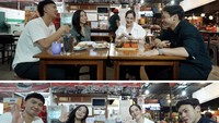 Ngobrol bareng pasangan Chelsea Islan dan Rob Clinton, mereka pilih sambil makan kaki lima. Ada ayam goreng dan bakmi ayam yang menemani momen santai tapi berkesan itu. Foto: Instagram nikitawillyofficial94