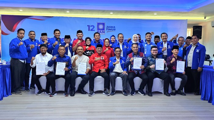 PDIP dan PAN Jatim Beri Rekomendasi