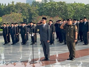 Jelang HUT DKI Ke-497, Heru Budi Ziarah ke TMP Kalibata