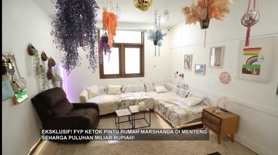 Foto: Rumah Healing Marshanda, Kental dengan Eleman Tropical Modern