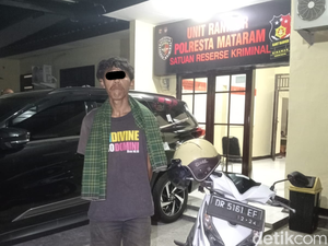 Jukir Nekat Curi Motor di Mataram Mall demi Sabu