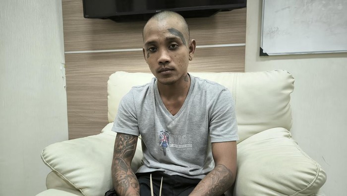 Tampang  gangster yang begal motor di Gresik