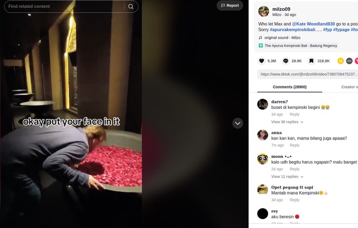 Turis asing di Bali menumpahkan wadah dekoratif