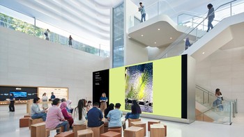 Apple The Exchange TRX akan menawarkan sesi di dalam toko secara gratis melalui Hari Ini di Apple, termasuk tur foto yang memanfaatkan lokasi toko yang indah Foto: Adi Fida Rahman/detikINET