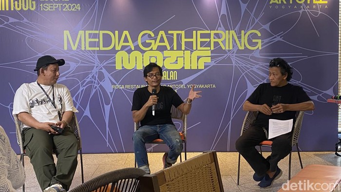 Sesi media gathering ARTJOG 2024, Kamis (20/6/2024).