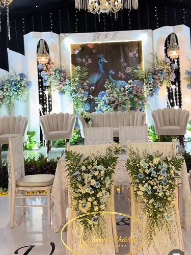 Dekorasi pernikahan di rumah hasilnya seperti di gedung mewah viral di TikTok