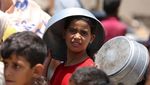 Duka Anak Palestina yang Kekurangan Makanan