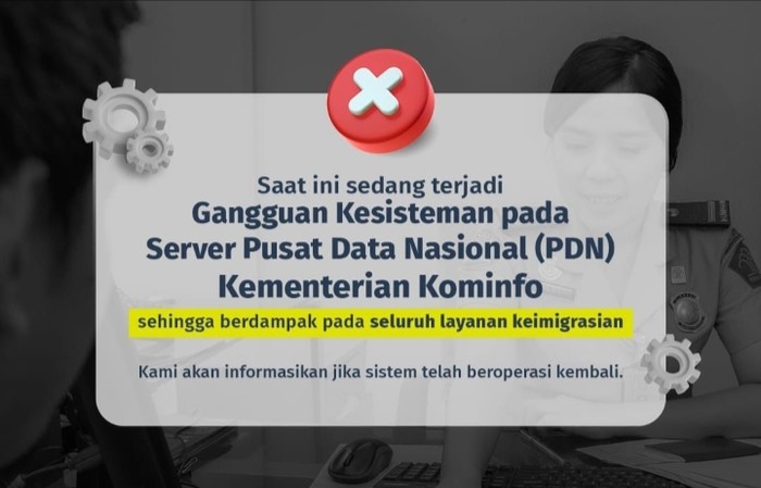 Imigrasi Gangguan Server