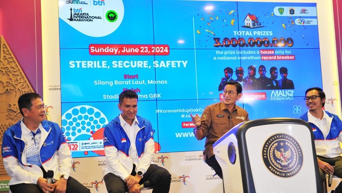 Sport tourism BTN Jakim 2024 diakui sangat membantu tugas Kemenparekraf untuk mempromosikan pariwisata Indonesia, khususnya Pemprov DKI Jakarta. Seperti apa?