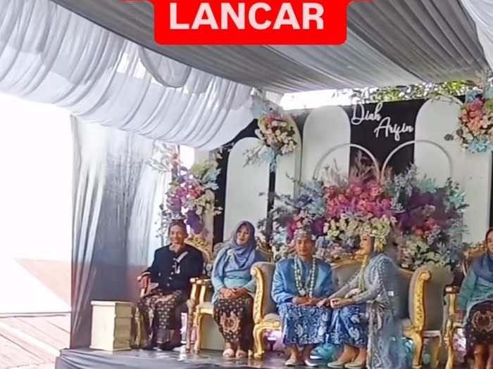 Lokasi pernikahan unik itu mendadak viral di media sosial