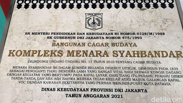 Menara Syahbandar, Jakarta dulu Titik Nol Kilometer Jakarta