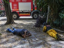 Momen Warga Ketakutan Saat Roket Hizbullah Masuk Wilayah Israel