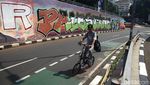Mural Solidaritas Palestina Muncul di Kawasan Dukuh Atas