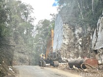 Jalan Poros Maros-Bone di Camba Tutup Total 22 Juni, Ada Pemotongan Batu