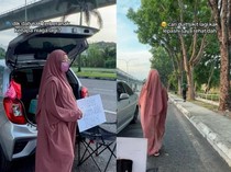 Perjuangan Ibu Hamil, Jualan Makanan hingga Ditraktir Makan