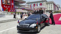 Kesepakatan pertahanan itu, menurut sejumlah analis, bisa mendorong Moskow membantu Pyongyang dalam konflik di Semenanjung Korea di masa depan. (AP Photo/Gavriil Grigorov)