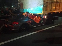 Bingungnya Sopir Truk Usai Ditabrak Porsche: Selama Perjalanan Tak Ada Kendala