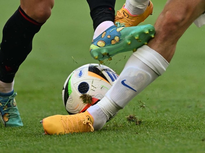 HAMBURG, GERMANY - JUNE 19: Jasir Asani (9) of Albania in action during the 2024 European Football Championship (EURO 2024) Group B football match between Croatia and Albania at Volksparkstadion in Hamburg, Germany on June 19, 2024. (Photo by Halil Sagirkaya/Anadolu via Getty Images)