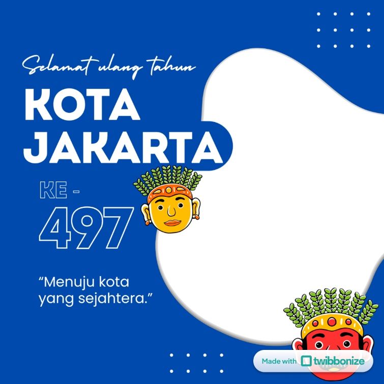 Twibbon HUT Jakarta 2024
