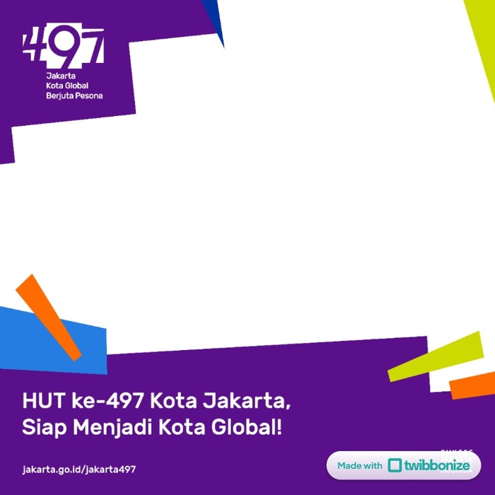Twibbon HUT Jakarta 2024