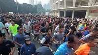 Tiap hari ramai berbagai komunitas olahraga atau individual.