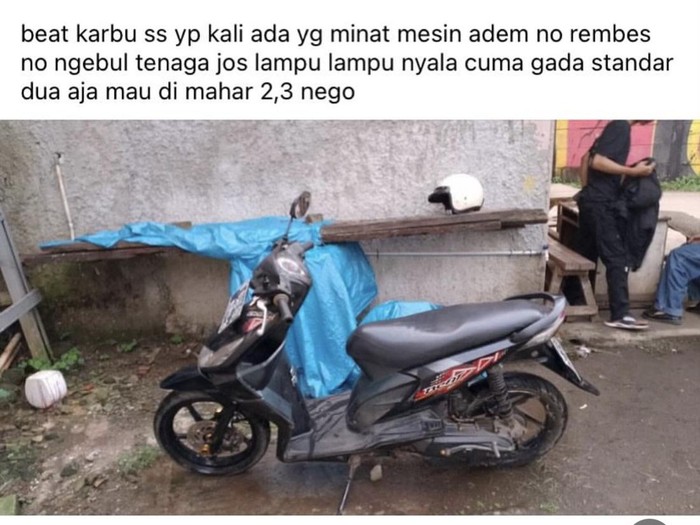Wanita di Depok korban pembegalan mendatangi rumah pelaku di Bojonggede, Bogor. Korban tahu lokasi setelah tahu motornya dijual via Facebook. (dok Ist)