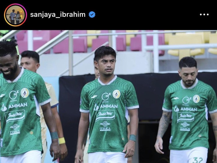 Bek Ibrahim Sanjaya pamit dari PSS Sleman, Jumat (21/6/2023). Foto: Tangkapan layar Instagram @sanjaya_ibrahim