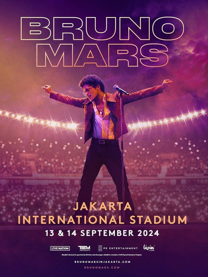 Info Lengkap Konser Bruno Mars Jakarta 2024: Rundown hingga Akses ke Venue