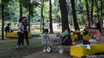 Keceriaan Anak-anak Bermain di RPTRA Taman Puring