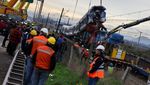 Kereta Adu Banteng di Chile Mulai Dievakuasi