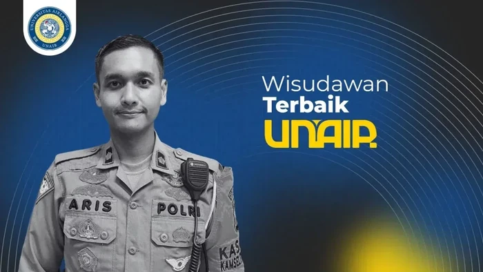 Kisah Aris, Kasat Lantas Polresta Malang Kota yang jadi wisudawan terbaik Unair jenjang doktoral.